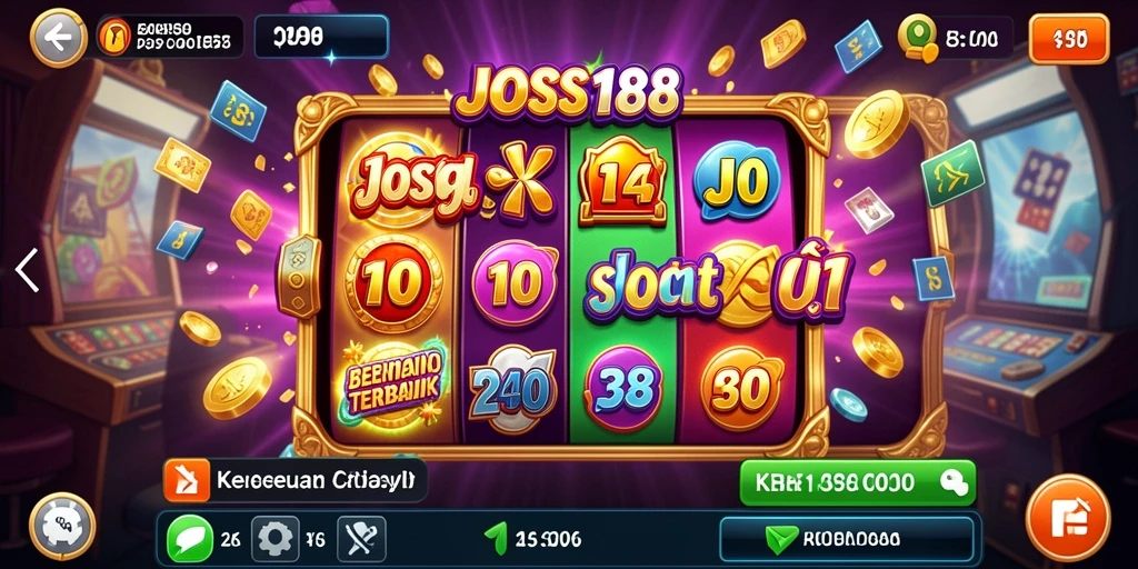 Tampilan menarik dari gameplay JOSS188 yang penuh warna.