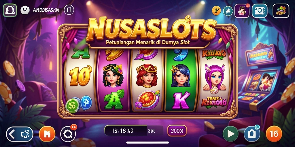 Tampilan gameplay NUSASLOTS yang seru dan penuh petualangan.