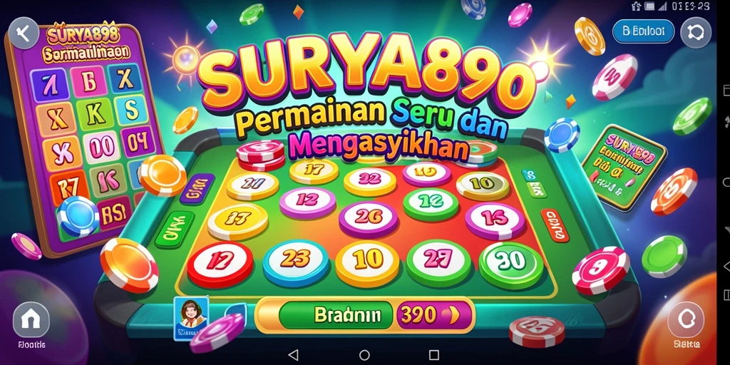 Tampilan menarik gameplay Bingo di SURYA898.